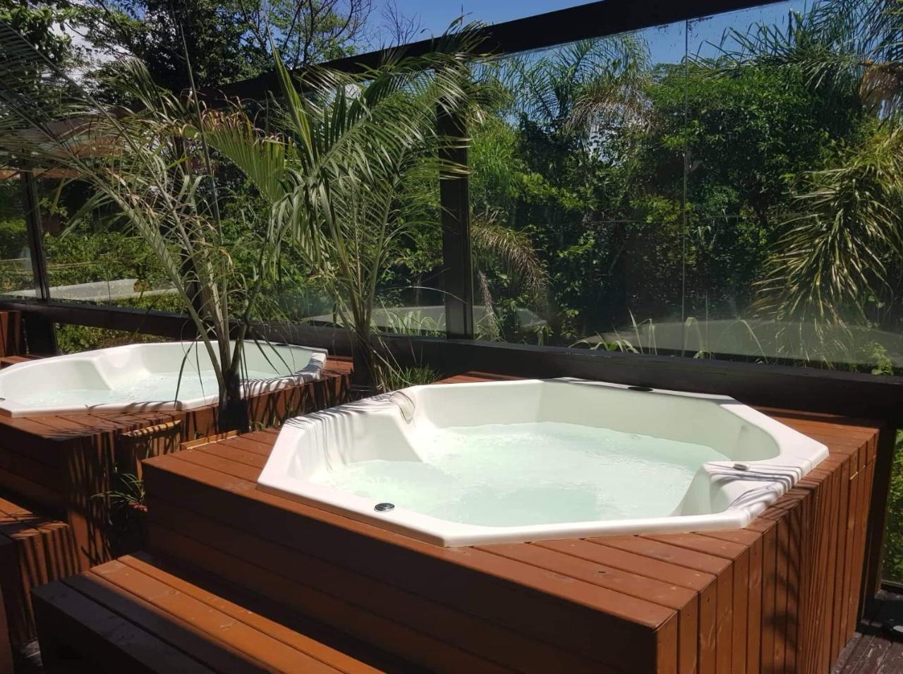Florianópolis Apto Pes Na Areia Em Hotel Jurere Beach Jurere Internacional מראה חיצוני תמונה